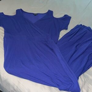 Torrid cold shoulder jersey maxi dress- size 1/14